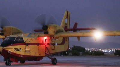 Κατέπεσε πυροσβεστικό αεροσκάφος στη Ζάκυνθο - Σώος ο πιλότος