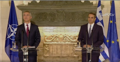 Συνέντευξη Τύπου Μητσοτάκη - Stoltenberg