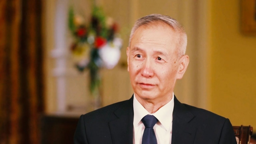 Liu He (Κίνα): Θέλουμε επίλυση της εμπορικής διένεξης με τις ΗΠΑ μέσω ήρεμων διαπραγματεύσεων
