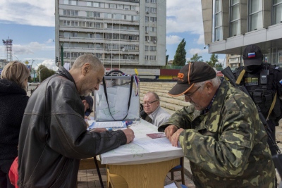 Ρωσία – Εκλογές 2023: Πάνω από το 58% η συμμετοχή των ψηφοφόρων στην Kherson