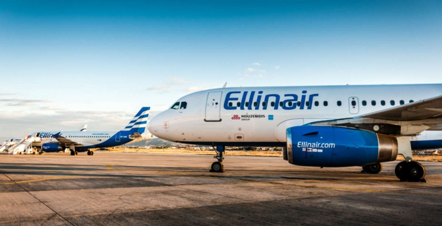 Τμηματική αναστολή πτήσεων ανακοίνωσε η Ellinair