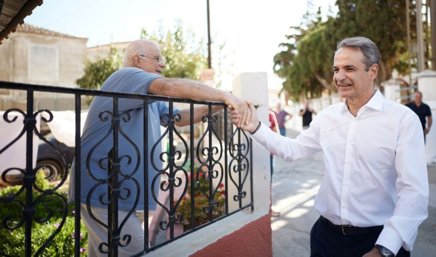 Στη Λήμνο για τον... ΦΠΑ ο Μητσοτάκης - Τι είπε στους κατοίκους