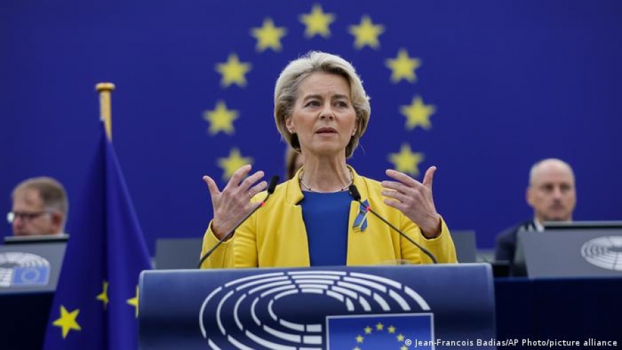 Von der Leyen (Κομισιόν): Σε καλό δρόμο η ενταξιακή διαδικασία της Ουκρανίας στην ΕΕ