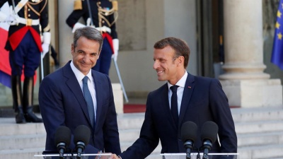 Κοινή συνέντευξη Τύπου Κυρ. Μητσοτάκη και Em. Macron