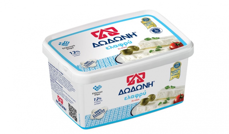 Νέες συσκευασίες από τη ΔΩΔΩΝΗ για τη φέτα ΔΩΔΩΝΗ Π.Ο.Π. με 40% λιγότερο αλάτι και το ΔΩΔΩΝΗ ελαφρύ με 12% λιπαρά