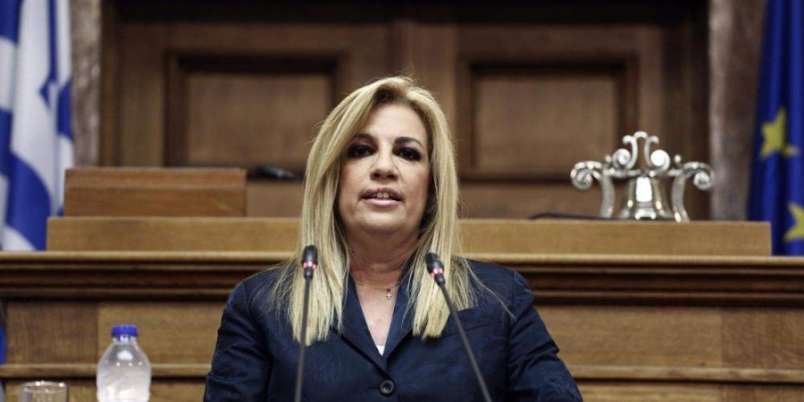 Γεννηματά: Γράμμα κενό οι εξαγγελίες Τσίπρα δέκα μήνες μετά την τραγωδία στο Μάτι