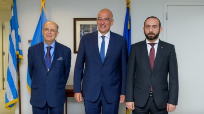 Τριμερής συνάντηση Ελλάδας - Κύπρου - Αρμενίας στη Νέα Υόρκη