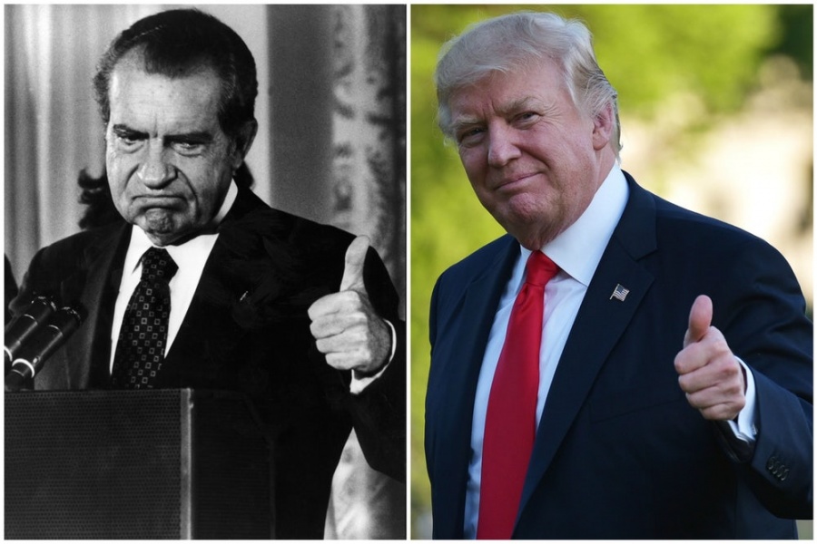 Είναι ο Trump ο νέος Nixon; - Σίγουρα είναι τόσο δημοφιλής στους Αμερικανούς όσο ο Nixon λίγο πριν παραιτηθεί