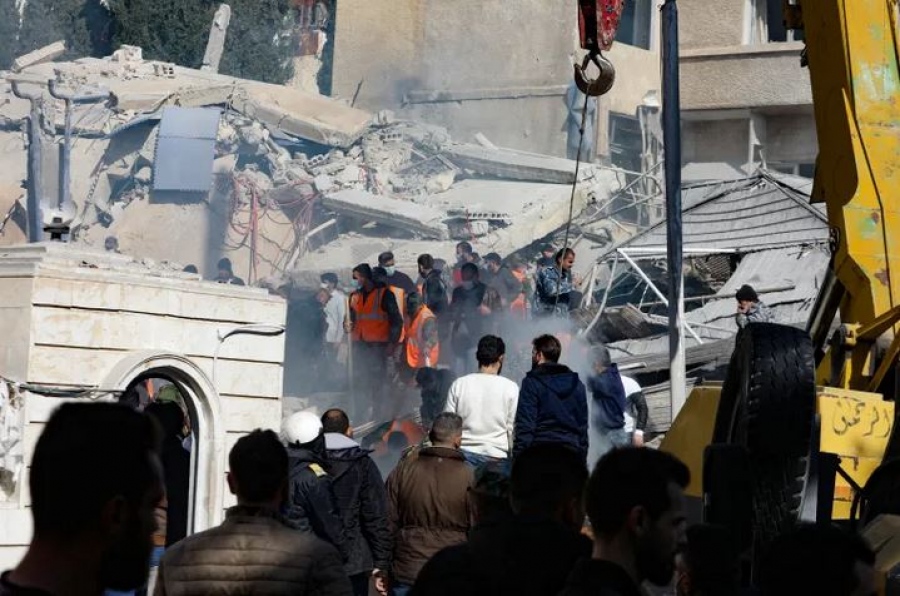 Συρία: Το Ισραήλ ισοπέδωσε κτίριο στη Δαμασκό - Νεκροί τέσσερις αξιωματούχοι των Φρουρών της Επανάστασης, πολλοί τραυματίες