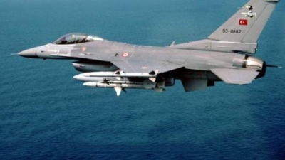 Υπερπτήση τουρκικών F-16 πάνω από τη νησίδα Ζουράφα, ανατολικά της Σαμοθράκης