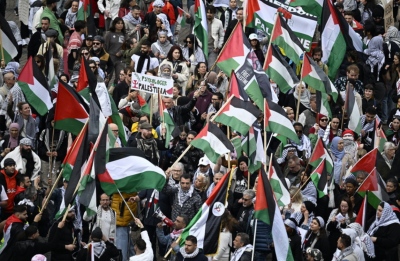 Eurovision με «άρωμα» Παλαιστίνης: Διαδήλωση στο Μάλμε κατά της συμμετοχής του Ισραήλ