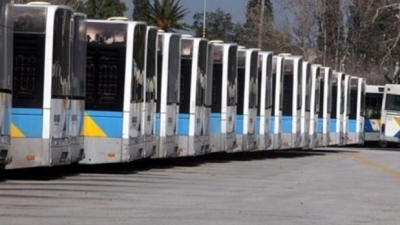 Τραβούν «χειρόφρενο» τα λεωφορεία στην Αθήνα - Στάση εργασίας των εργαζομένων του ΟΑΣΑ
