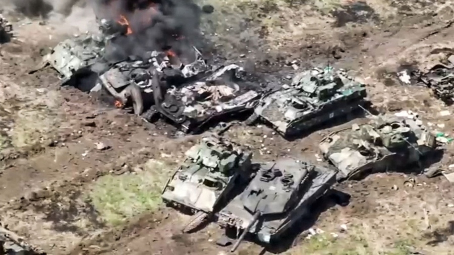 Παλιοσίδερα άλλα δύο Leopard – Οι Ρώσοι κατέστρεψαν τα γερμανικά άρματα μάχης στο Kupyansk