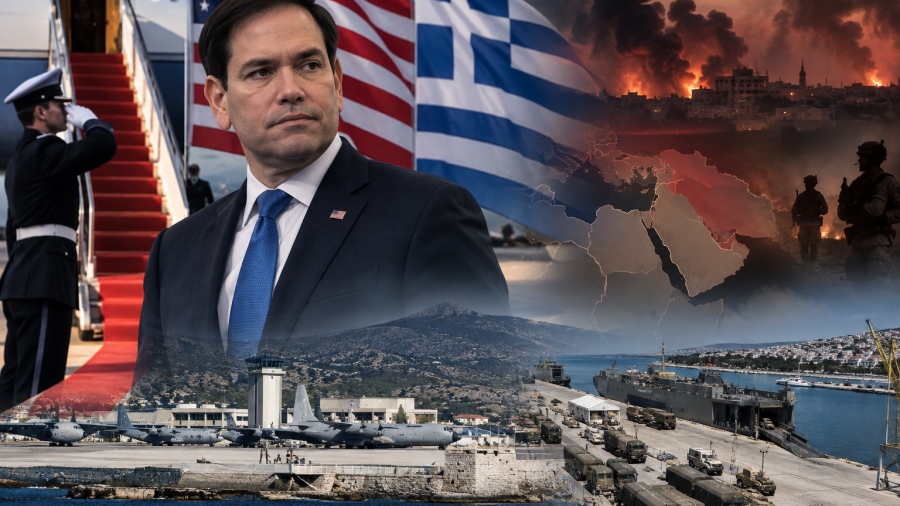 Κόκκινο χαλί για τον Rubio στην Ελλάδα… Στο τραπέζι Σούδα, Αλεξανδρούπολη - «Φωτιά» με Τουρκία, F-35 και Αιγαίο