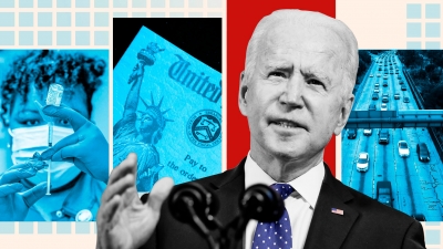 Μπαίνουν σε ψηφοφορία στο Κογκρέσο τα πακέτα τόνωσης του Biden