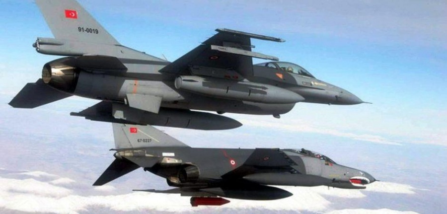Μαζικές υπερπτήσεις τουρκικών F 16 πάνω από τα Δωδεκάνησα