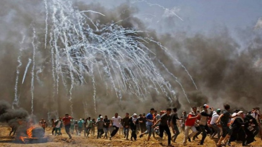 Τρεις παλαιστίνιοι νεκροί και 30 τραυματίες από πυρά στρατιωτών στα σύνορα του Ισραήλ με τη Γάζα