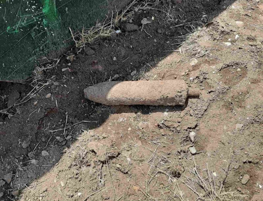 Οβίδα του Β' Παγκοσμίου Πολέμου βρέθηκε σε οικόπεδο στην Πεύκη