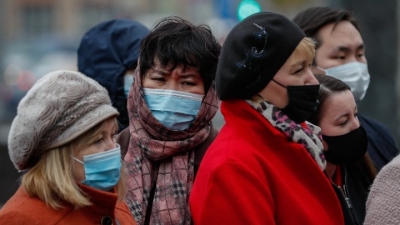 Ρωσία: Τουλάχιστον 44.265 νεκροί από Covid τον Σεπτέμβριο του 2021