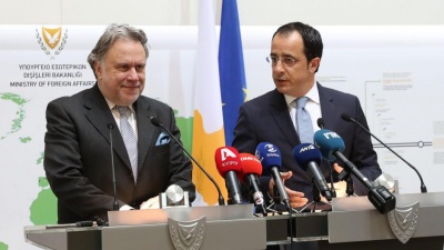 Με κοινή ατζέντα στο Λουξεμβούργο Κατρούγκαλος - Χριστοδουλίδης κατά της Τουρκικής προκλητικότητας