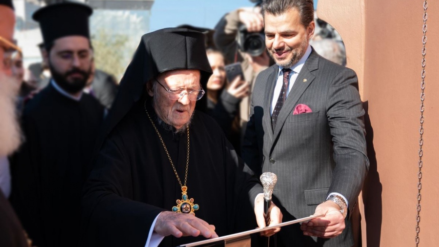 Ιατρικό Διαβαλκανικό Θεσσαλονίκης: Συγκίνηση στα Θυρανοίξια του Ιερού Παρεκκλησίου Αγ. Γεωργίου από τον Οικουμενικό Πατριάρχη κ.κ. Βαρθολομαίο