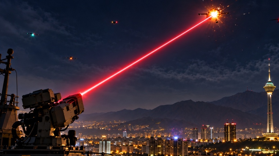 Μυστήριο πάνω από την Τεχεράνη - Αμερικανικά laser πίσω από τα... παράξενα φώτα – Κόκκινος συναγερμός στο Ιράν