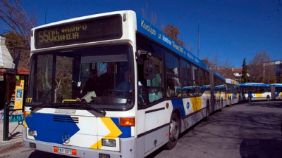 Στάση εργασίας στα λεωφορεία την Τρίτη 20/12 - Αποκατάσταση της κυκλοφορίας μετά τις 18:00