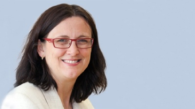 Malmstrom (Κομισιόν): Τον Ιούλιο 2018 τα πρώτα μέτρα προστασίας των βιομηχανιών χάλυβα και αλουμινίου