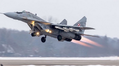 Η Πολωνία έθεσε την Πολεμική της Αεροπορία σε επιφυλακή λόγω «ρωσικής δραστηριότητας στην Ουκρανία»