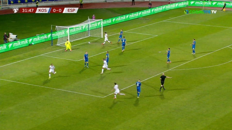 Κόσοβο – Ισπανία 0-1: Έκρυψαν την μπάλα και ανοίγουν το σκορ οι Ισπανοί (video)