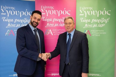 Ο Γιώργος Ντούρος υποψήφιος με τον Γ. Σγουρό