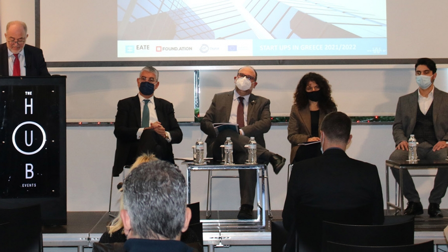 Παρουσίαση της έκθεσης Startups in Greece 2021-22