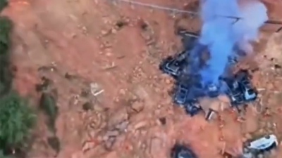 Κίνα: Κατέρρευσε τμήμα αυτοκινητοδρόμου μετά από πλημμύρες