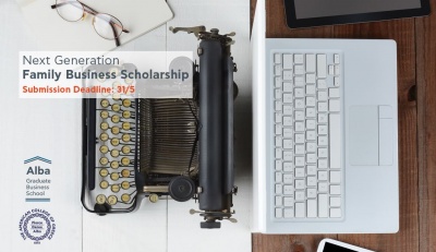 Next Generation Family Business Scholarship: Το Alba στηρίζει την οικογενειακή επιχειρηματικότητα