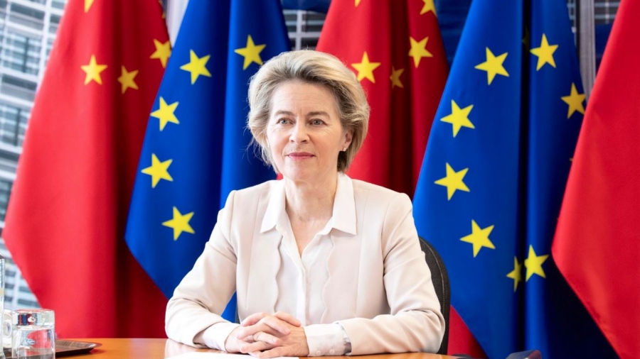 Von der Leyen (Κομισιόν): Στα 390 δισεκ. ευρώ το εμπορικό έλλειμμα της ΕΕ με την Κίνα - Διπλασιάστηκε μέσα σε 2 χρόνια
