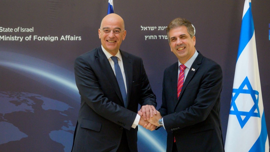 Eli Cohen σε Δένδια: Το Ισραήλ υποστηρίζει τα κυριαρχικά δικαιώματα και την εδαφική ακεραιότητα της Ελλάδας