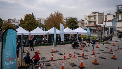 Δυναμικό ξεκίνημα από τα Τρίκαλα για το ΔΕΗ e - bike Festival