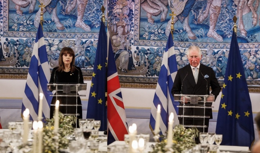 Προεδρικό Μέγαρο: Κάρολος: Ζήτω η Ελλάς! - Mishustin: Πολεμήσαμε δίπλα δίπλα - Parley: Ελλάδα και Γαλλία έχουν στενούς δεσμούς
