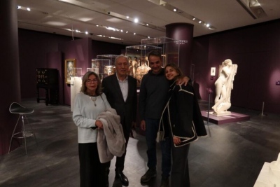 Έκθεση στο μουσείο της Ακρόπολης επισκέφτηκε ο Κυριάκος Μητσοτάκης