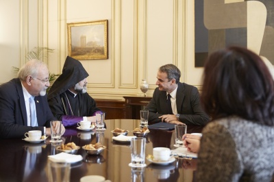 Επιβεβαιώθηκαν οι διαχρονικές σχέσεις Ελλήνων - Αρμενίων στην συνάντηση Μητσοτάκη με την Αρμένικη κοινότητα