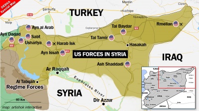 Δύο νέες αεροπορικές βάσεις των ΗΠΑ στη Β. Συρία