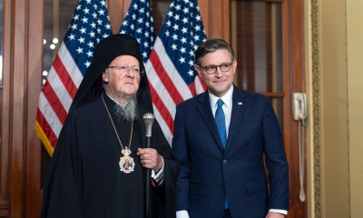 Στο Καπιτώλιο ο Οικουμενικός Πατριάρχης Βαρθολομαίος - Προστασία των χριστιανικών κοινοτήτων στο επίκεντρο