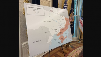 Διασυρμός στον Λευκό Οίκο - O Trump έδειξε τους χάρτες με τους στρατιωτικούς θριάμβους της Ρωσίας, ευτέλισε τον Zelensky