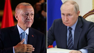 Putin και Erdogan συζήτησαν πιθανά μέτρα αποκλιμάκωσης της «ανησυχητικής σύγκρουσης μεταξύ Ισραήλ και Παλαιστίνης»
