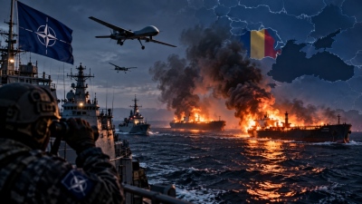 NATO alarm over Black Sea drones - 2 tankers in flames in Romania, 8 sailors missing