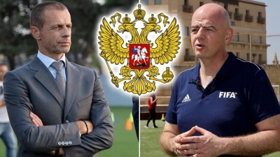 Επίσημο: FIFA και UEFA απέκλεισαν την Ρωσία απ’ όλες τις διεθνείς διοργανώσεις!