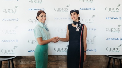 AEGEAN: Συνεργασία με Cyprus Airways για πτήσεις κοινού κωδικού