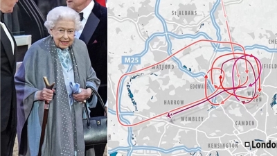 Τρόμος στον αέρα για την βασίλισσα Ελισάβετ: Εγκλωβίστηκε σε ηλεκτρική καταιγίδα με το ιδιωτικό τζετ της