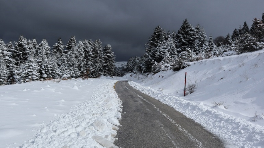 Στον Παρνασσό τα θερμόμετρα έδειξαν -27 βαθμούς Κελσίου υπό το μηδέν
