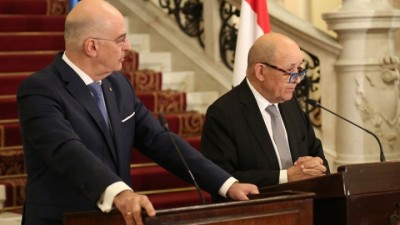 Συνάντηση Δένδια με Γάλλο ΥΠΕΞ - Στο επίκεντρο οι εξελίξεις στη Μεσόγειο